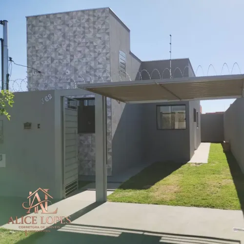 Casa á venda com 2 quartos sendo 1 suíte, aceita MCMV no Figueiras do Parque em Campo Gran