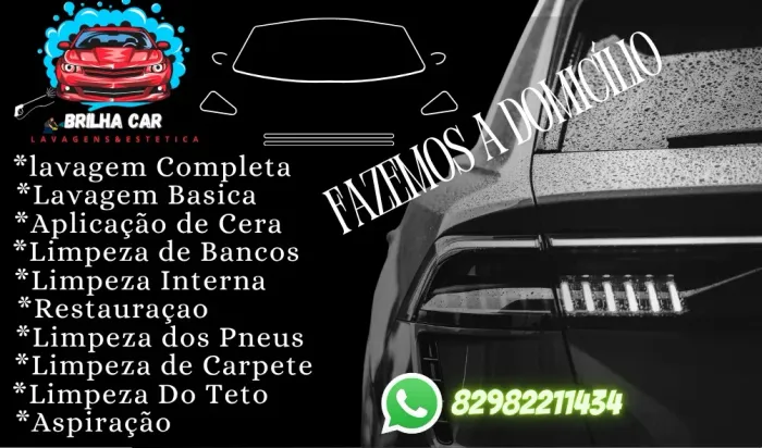 Fazemos a domicílio damos aquele talento no seu carro