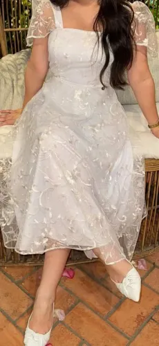 Vestido branco princesa