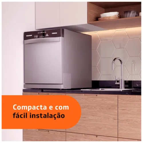 Lava-Louças Brastemp 8 Serviços Inox Nova com NF 10x sem juros