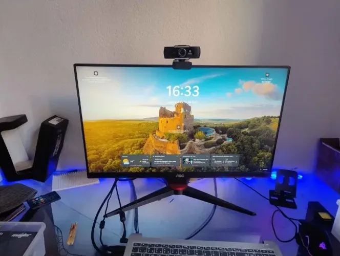 Monitor AOC 24" 75hz novo sem detalhes