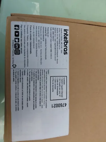 Switch Gerenciável 24 Portas Gigabit + 4 Mini-GBIC Intelbras SG 2404D PoE Max