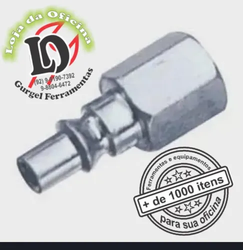 Conector FÊMEA 1/4" Blister com 2pç - PDR