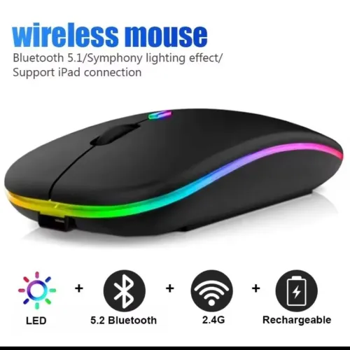 Mouse ergonômico sem fio
