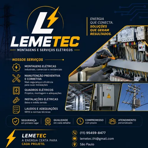 Eletricista residencial e industrial