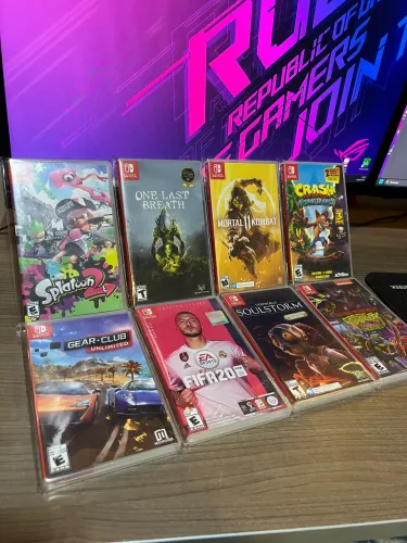 Jogos de Nintendo Switch, vários títulos