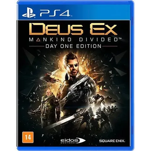 Deus Ex Day One Edition PlayStation 4 Mídia Física Novo e Lacrado