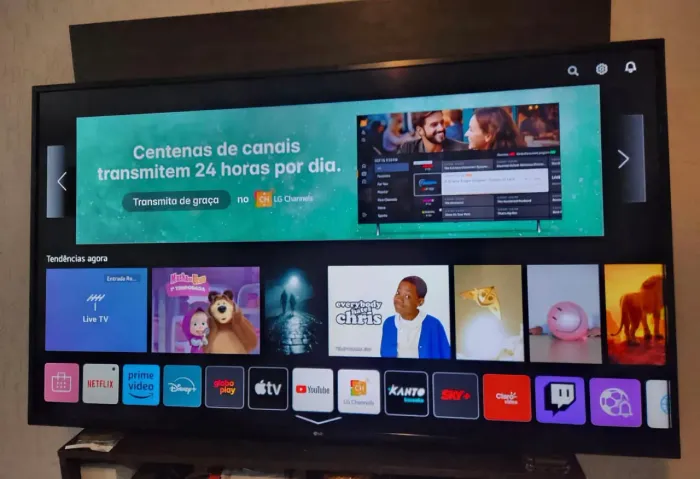 Tv smart 50 4K LG ThinQ AI Nota Fiscal