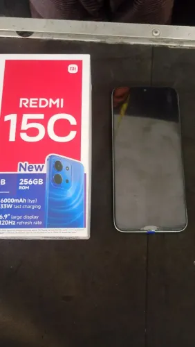 Redmi 15C 256GB NOVO NA CAIXA COM CARREGADOR E CAPINHA 950 REAIS PRA SAIR RÁPIDO CHAMA PV