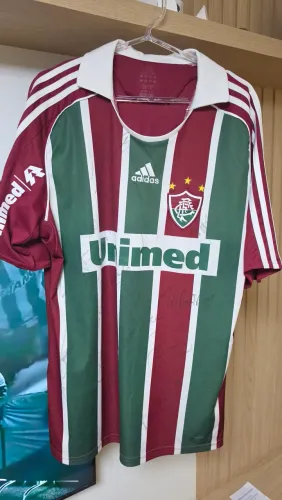 Camisa fluminense 2010 tam M autografada