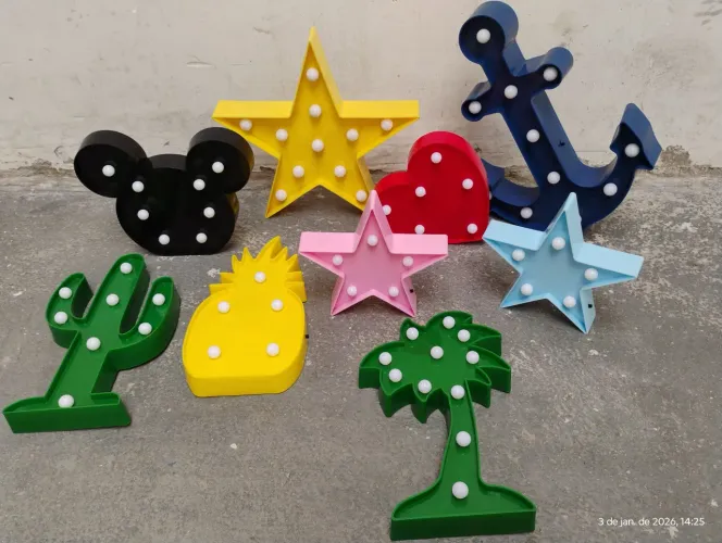Luminaria led para decoração