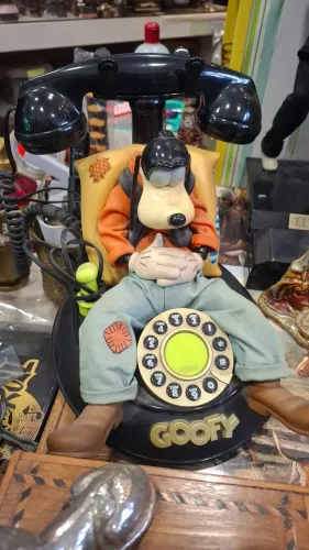 telefone fixo do Pateta (Goofy) da TeleMania anos 90