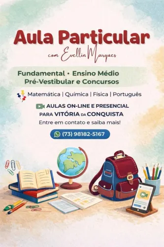 Aulas particulares de exatas , português e redação.