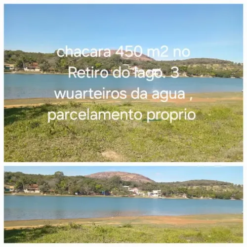 lote de 450m2 na barragem de carmo do cajuru -mg 