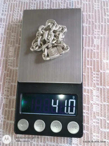 Pulseira de prata 950 cartier