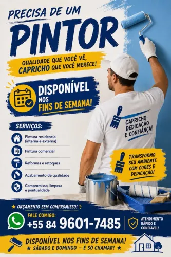 Pintor DISPONÍVEL
