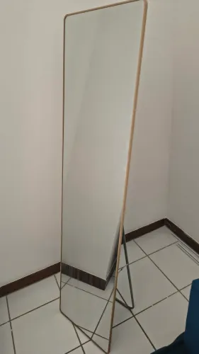 Kit Espelho de corpo inteiro + 3 espelhos gotas de parede (venda junta ou separada)