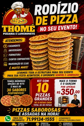 Pizza na sua festa 