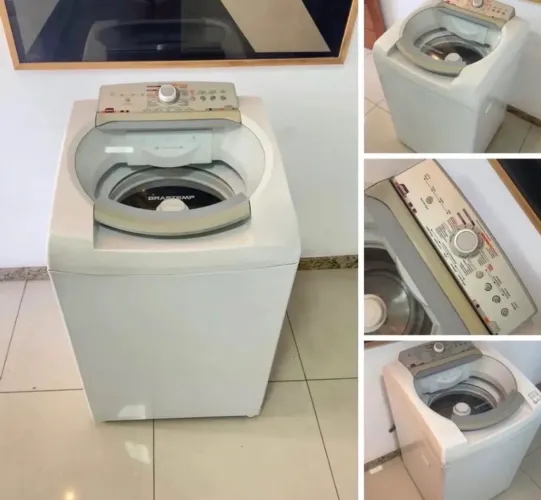 Máquina de Lavar 11kg Bojo Inox da Brastemp Entrego