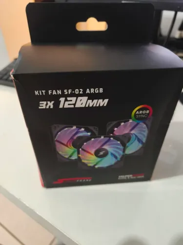 Kit 3 Fans 120mm Superframe ARGB Sync
