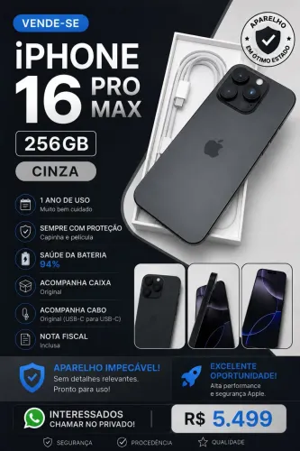iPhone 16 pro Max 256gb