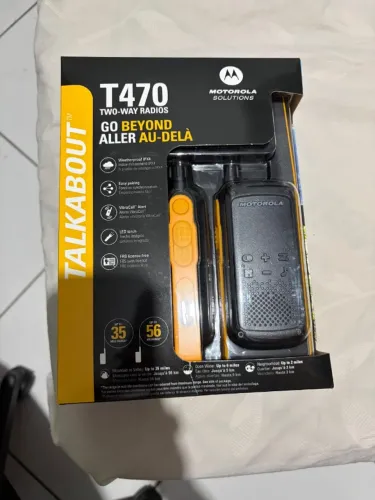 Radio Comunicador Walkie-talkie Motorola Talkabout T470