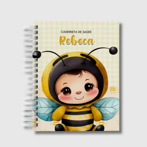 Caderneta de Vacinação Personalizada - Capa Dura e Completa