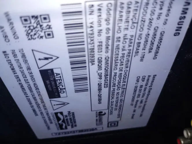 TV Samsung 65 polegadas