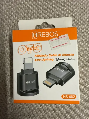 Adaptador cartão de memória iPhone
