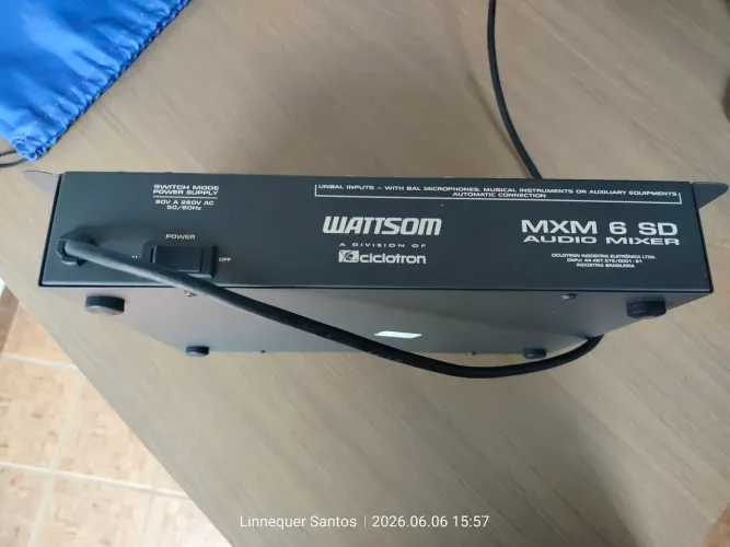 Mesa de Som Watson MXM 6 SD