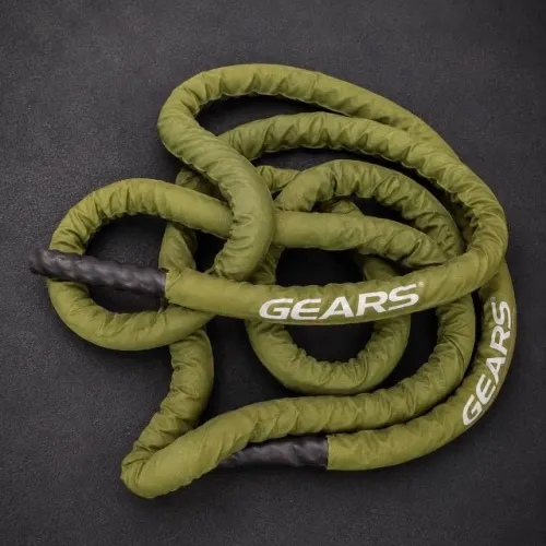 Corda Naval Revestida Gears Verde Militar 7m