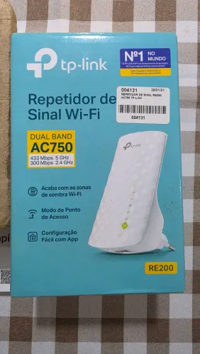 Repetidor de Sinal Dual Band TP-Link AC750