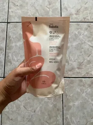 Creme Refil Natura noz pecã e cacau