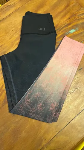 Calça de academia live dupla face tam M