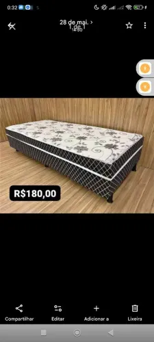 Cama box solteiro