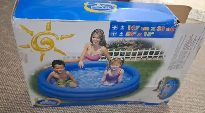 Piscina Infantil Inflável Azul 147 x 33 cm