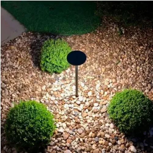  Poste Balizador Jardim Eclipse 12w 3000k Ip65 Altura Ajustável Preto