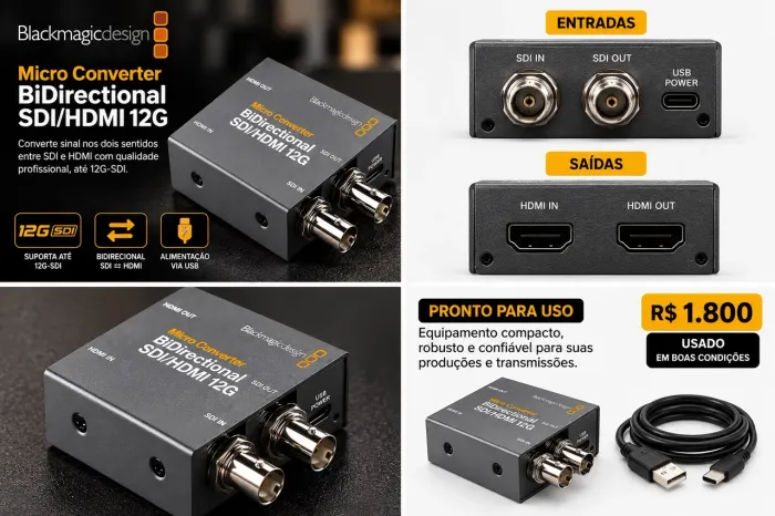 Micro Converter Blackmagic Design BiDirectional