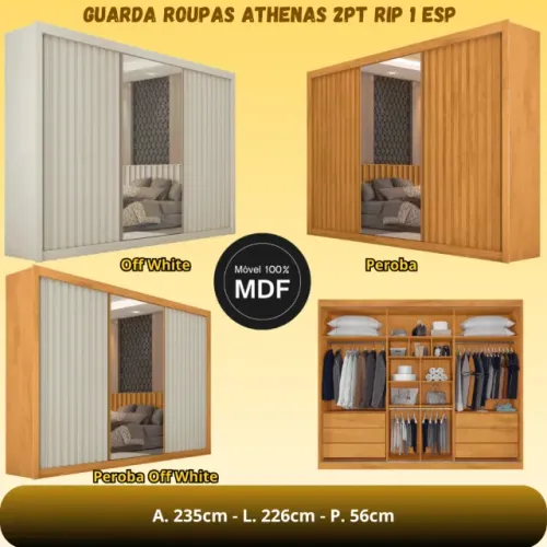 GUARDA ROUPAS ATHENAS 2PT RIP 1 ESP #