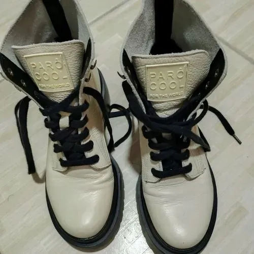 bota paro cool bege com preto 34