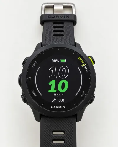 Relógio Garmin Forerunner 55 Preto GPS + Caixa + Carregador Original
