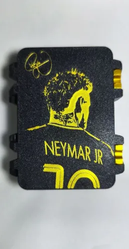 Caixa organizadora figurinhas da copa do Neymar