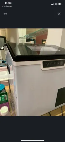 Máquina de gelo 35 litros por dia 