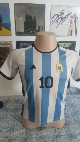 Camisa Seleção Argentina infantil Adidas Messi