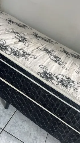 Cama box de solteiro. (Desapego)