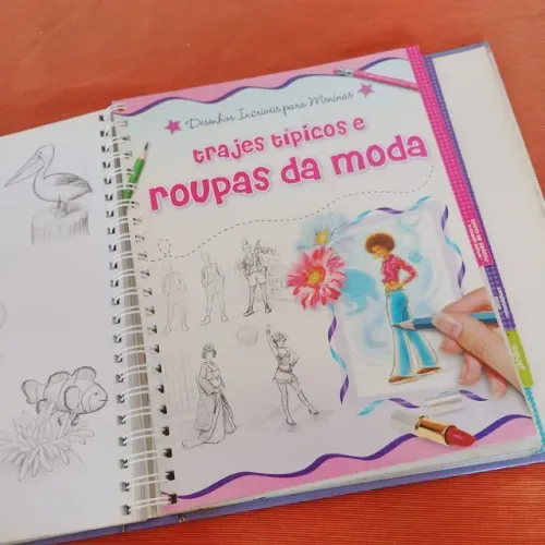 Desenhos incríveis para meninas. mais de 80 desenhos ensinados passo a passo- Português