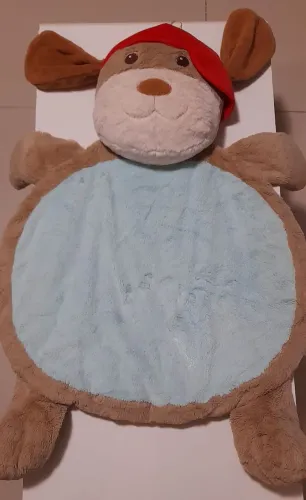 Tapete infantil redondo cachorro 63cm X 52 cm