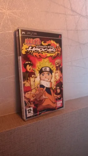 PSP Mídia fisica: Naruto ultimate ninja heroes + manual