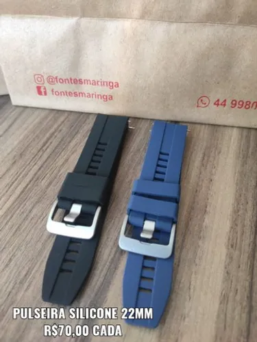 Pulseira Silicone para Amazfit GTR e outros de 22mm