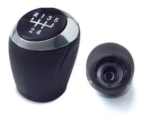 Manopla Bola Câmbio Chevrolet Onix / Prisma / Cobalt / Spin - Sob Pressão Aro Cromado